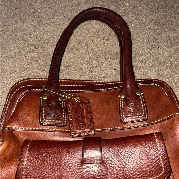 Coach Brown Leather Handbag - Picture 2 of 4